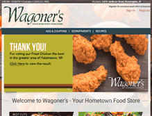Tablet Screenshot of bloomingdale.wagonersfoodstores.com